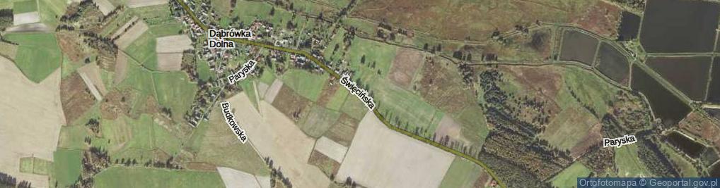 Zdjęcie satelitarne Święcińska ul.